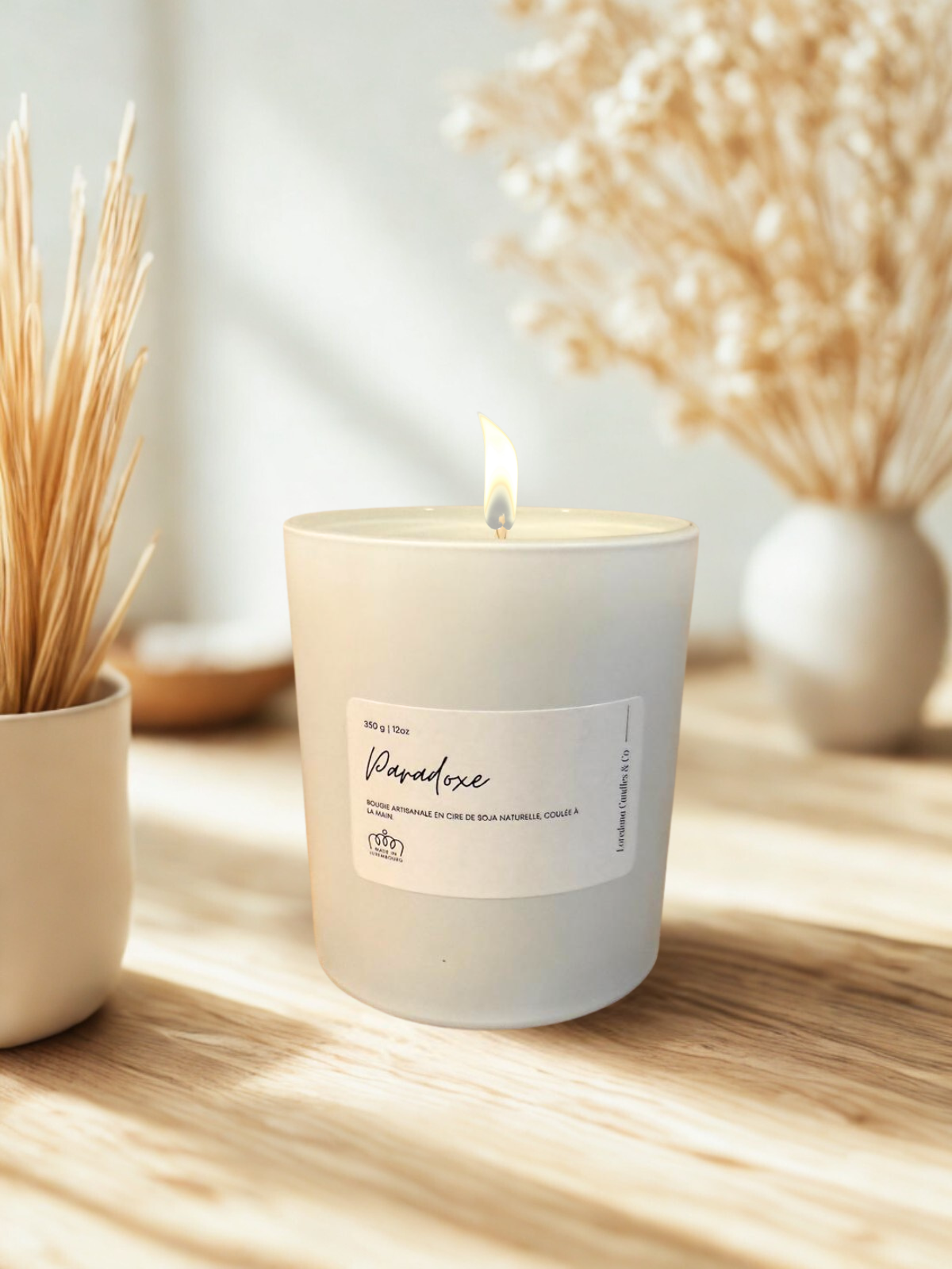 🕯️ Bougie parfumée artisanale – Paradoxe