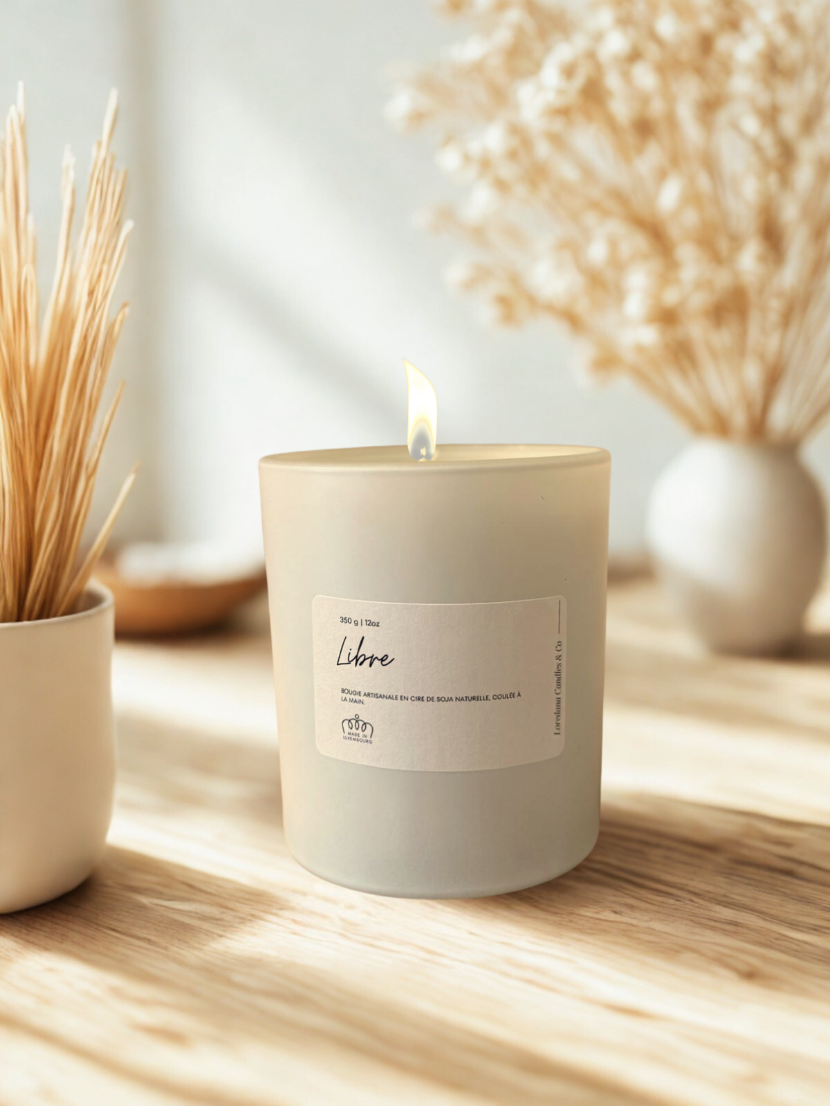 Bougie parfumée artisanale – Libre