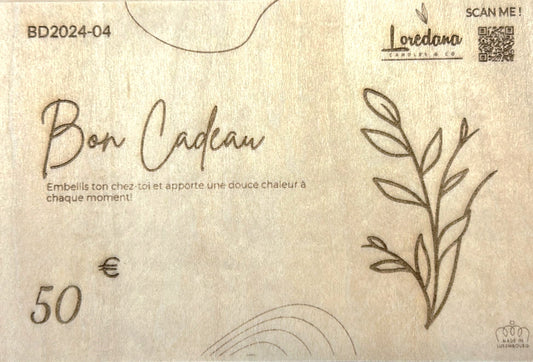 Chèques cadeaux