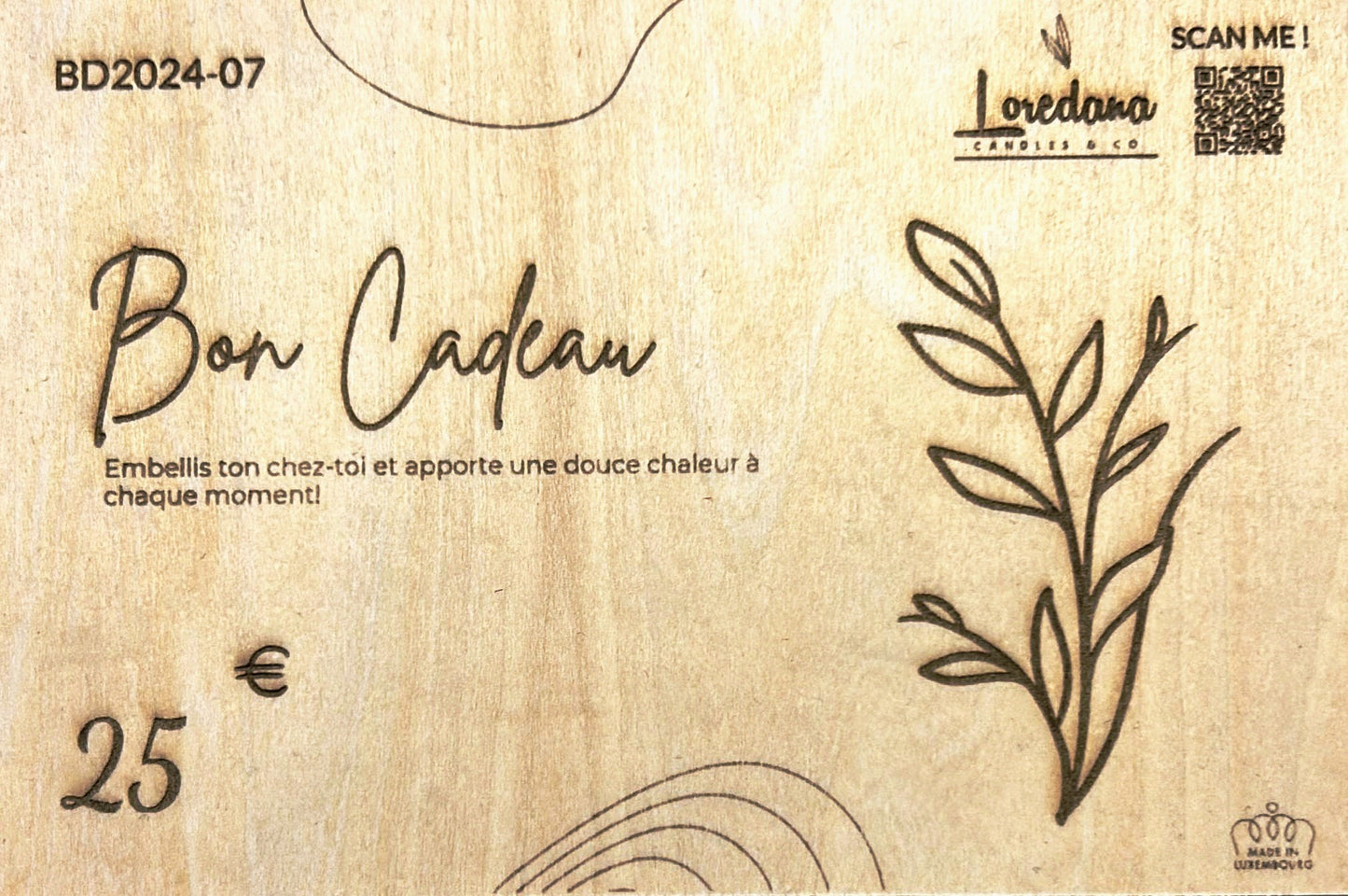 Chèques cadeaux